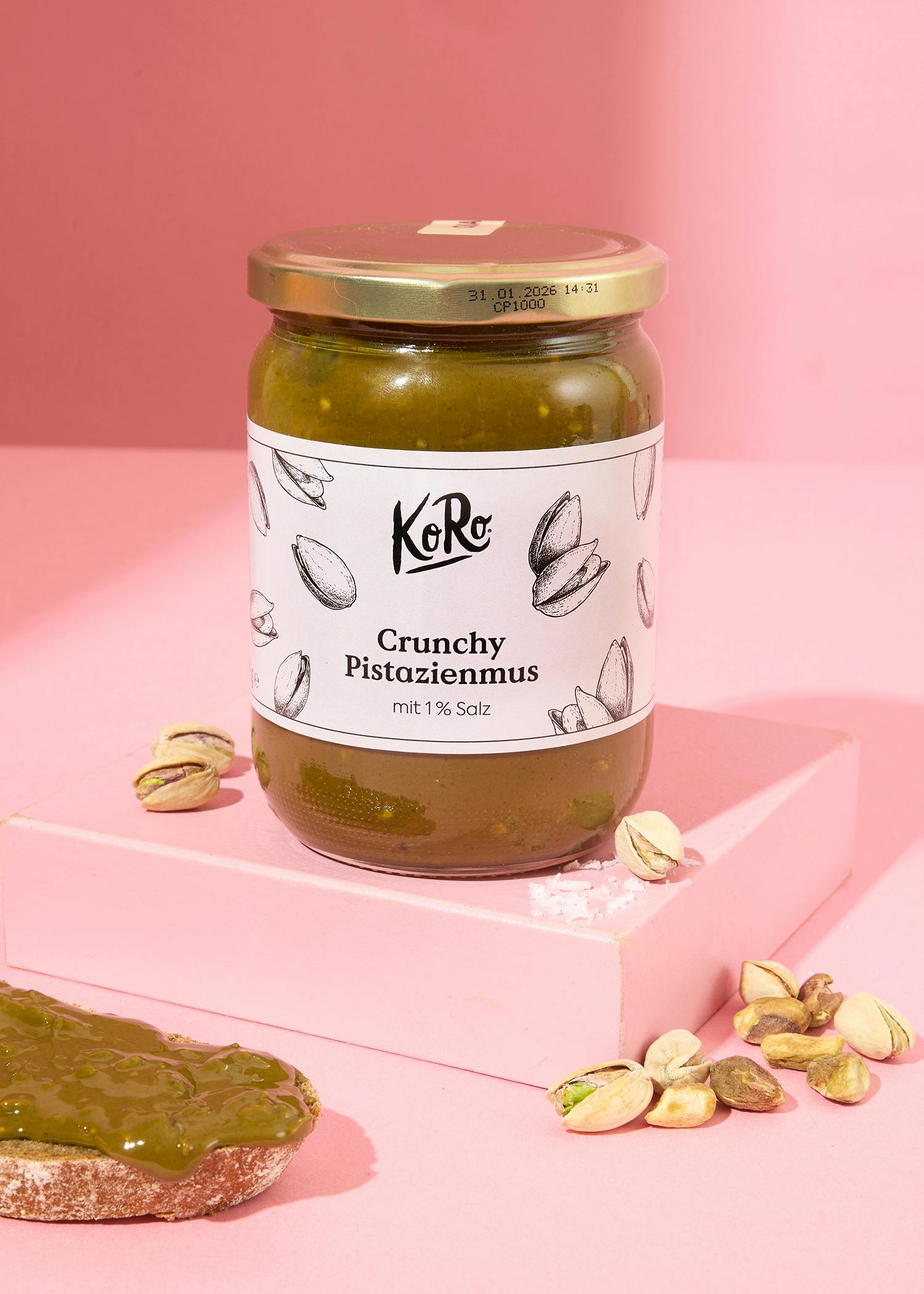 Crunchy Pistazienmus mit 1 % Salz 500 g