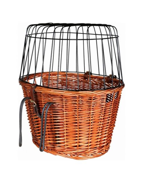 Trixie Fietsmand Stuur - Hondenfiets-accessoires - 44x48x33 cm Natural