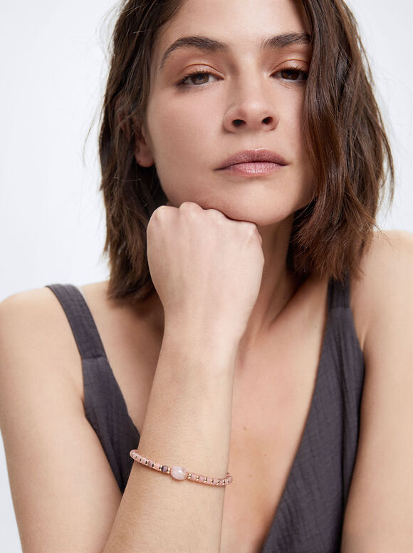 Pulsera Multicolor Con Resina - Multicor
