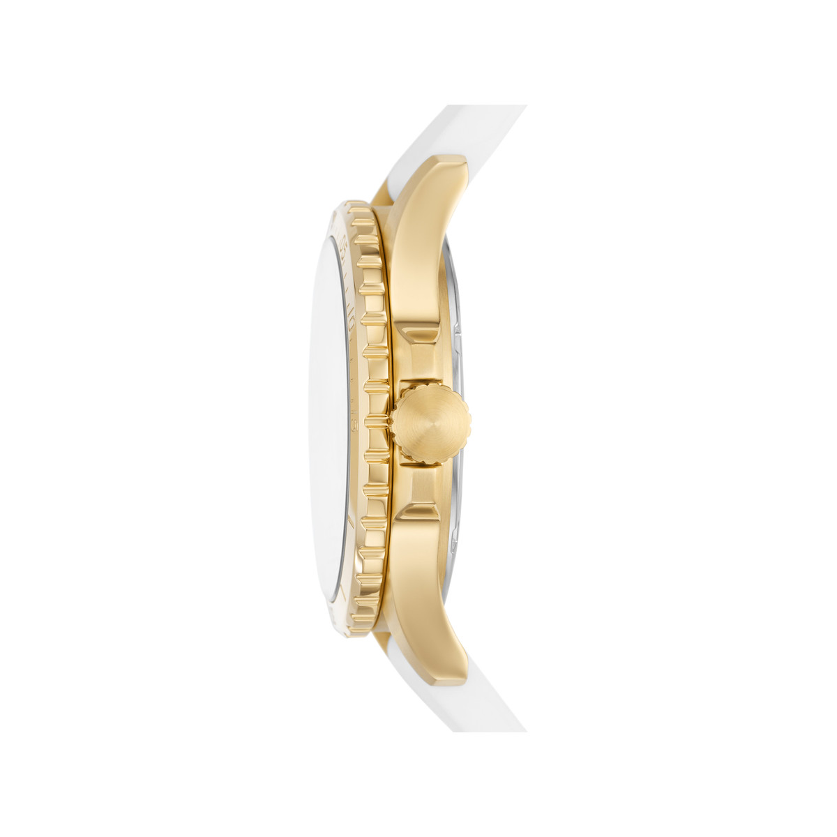 Montre FOSSIL FB-01 femme acier bracelet silicone blanc