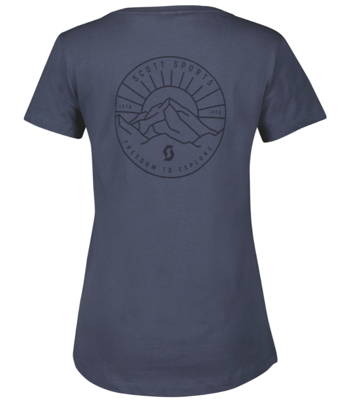 SCOTT Graphic T-shirt til Kvinder, Blå