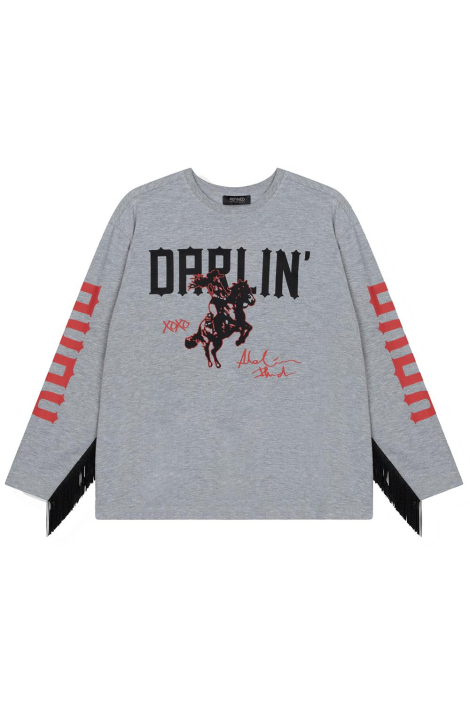 Refined Department grijze dames t-shirt