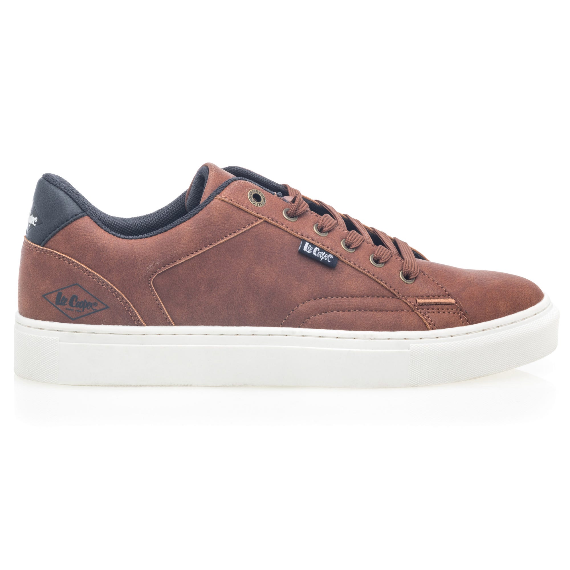 Baskets basses Homme cognac