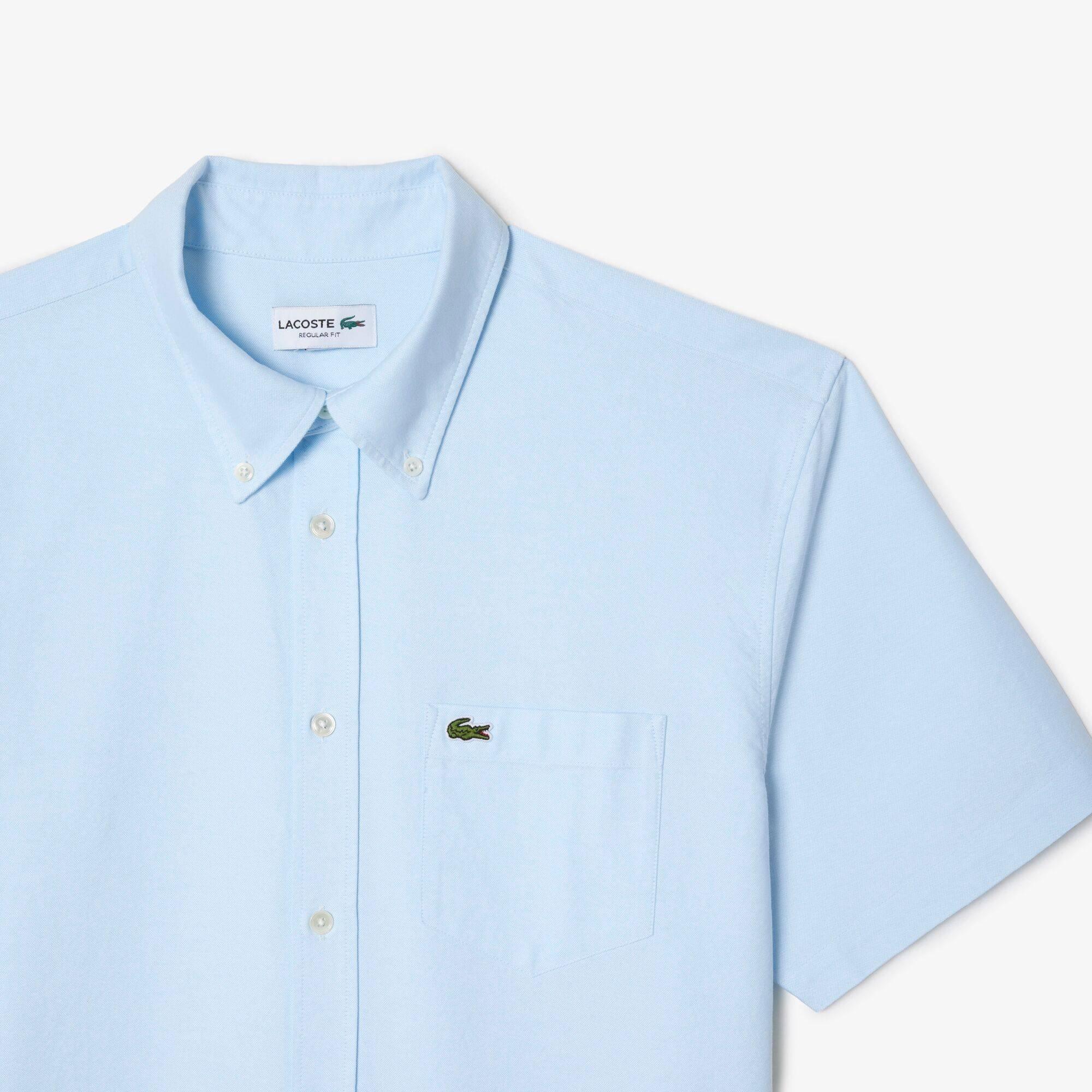 Lacoste Short Sleeve Oxford Shirt Mens