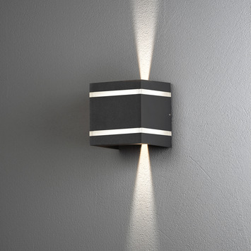 Konstsmide wandlamp Cremona antraciet