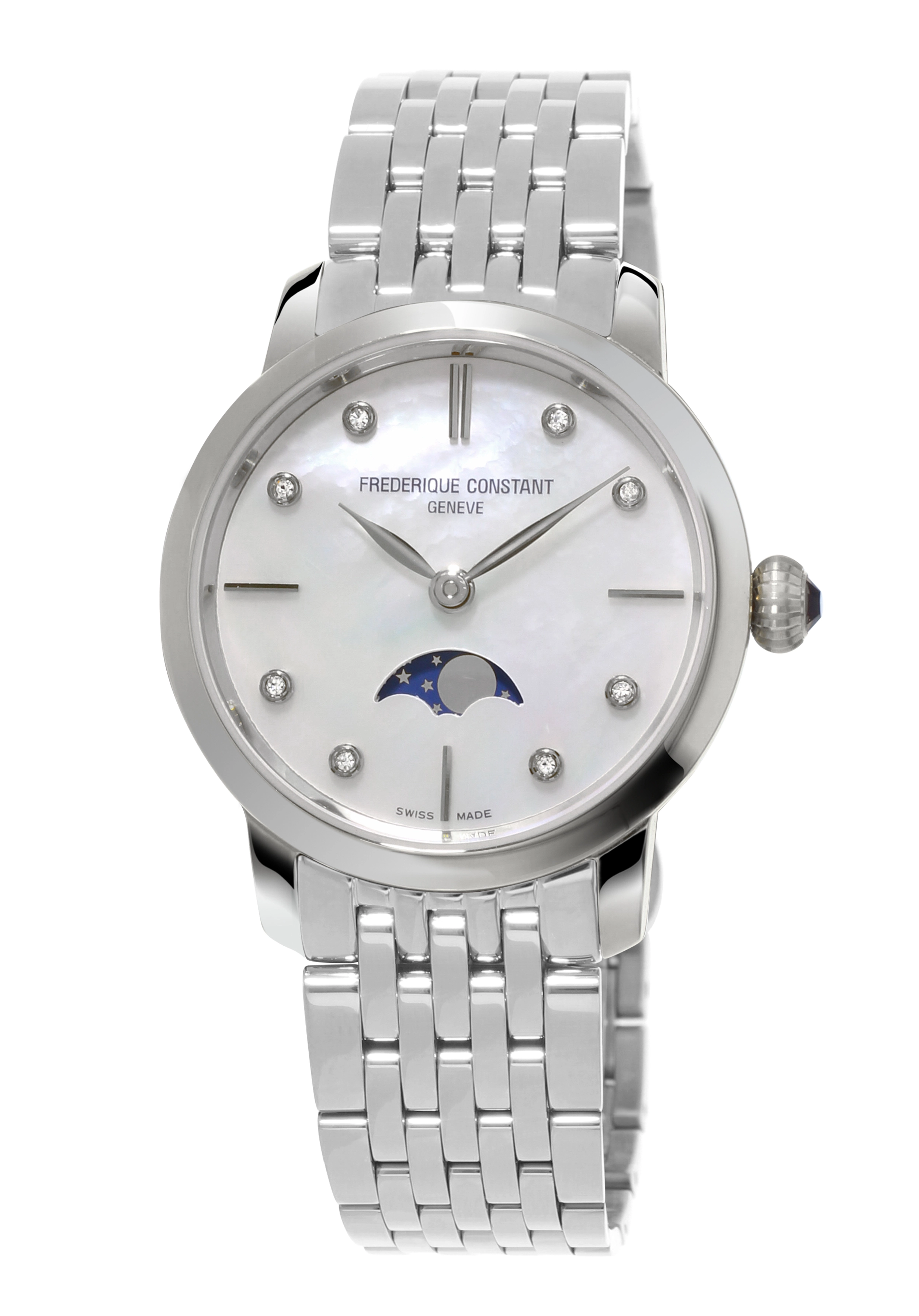 Frederique Constant Damenuhr Ultra Slim Mondphase