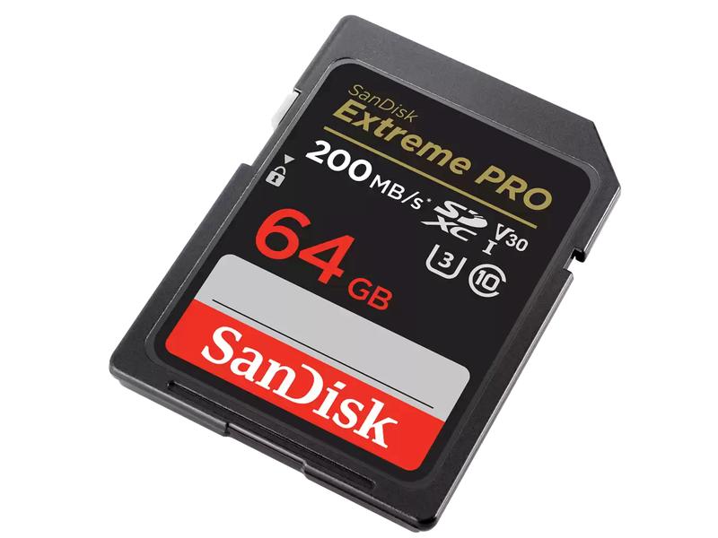 SanDisk SDXC-Karte Extreme PRO 64 GB Professionelle SDXC-Speicherkarte mit 64 GB Kapazität