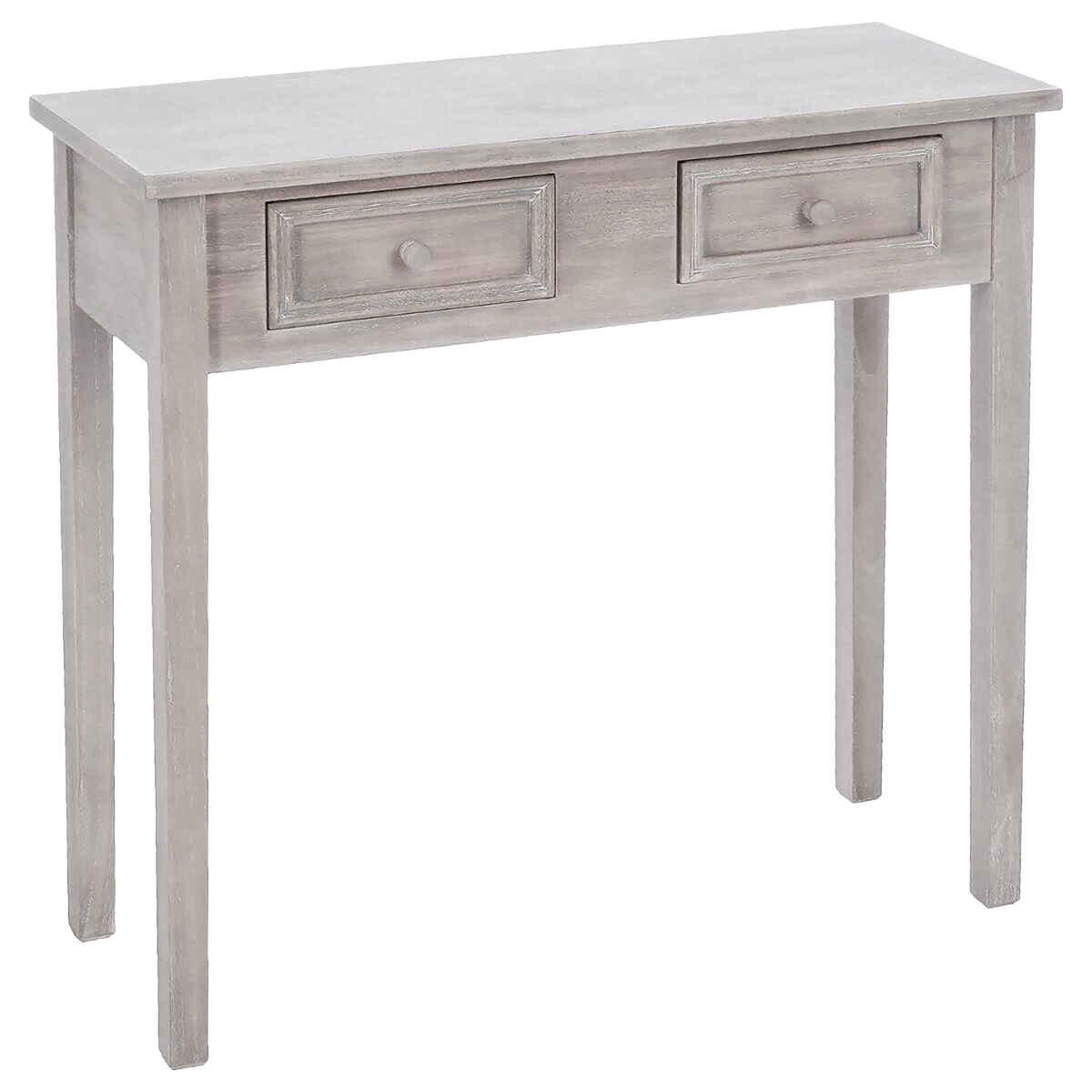 CONSOLE 2 TIROIRS CHARME NATUREL