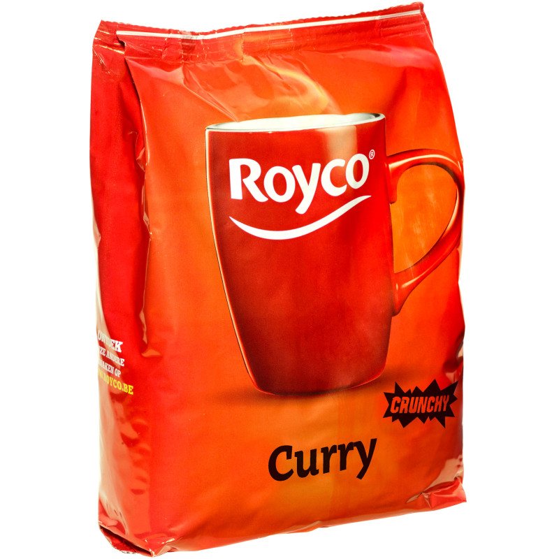 Soupe Royco Curry Crunchy pour distributeur - Paquet de 80 portions