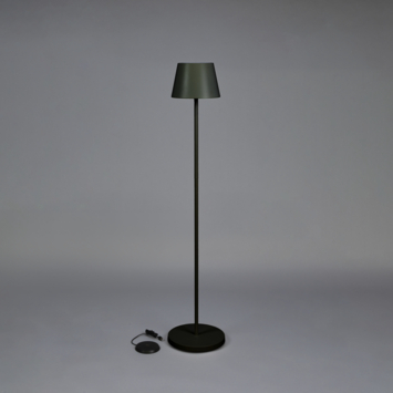 KonstSmide vloerlamp Pomezia Medium 5W oplaadbare LED verlichting zwart