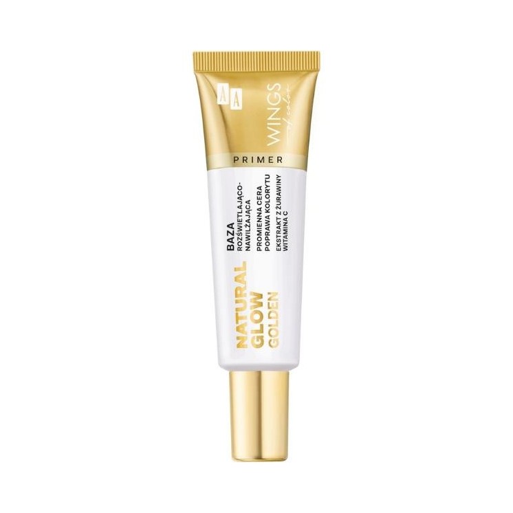 AA Wings of Color Natural Glow Golden Primer Verhelderende en hydraterende basis 30 ml