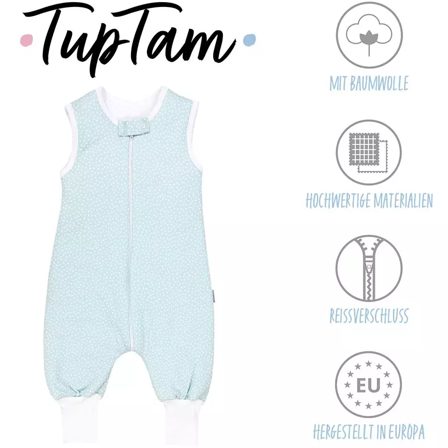 TupTam Winter Babyschlafsack mit Beinen 2,5 Tog grün