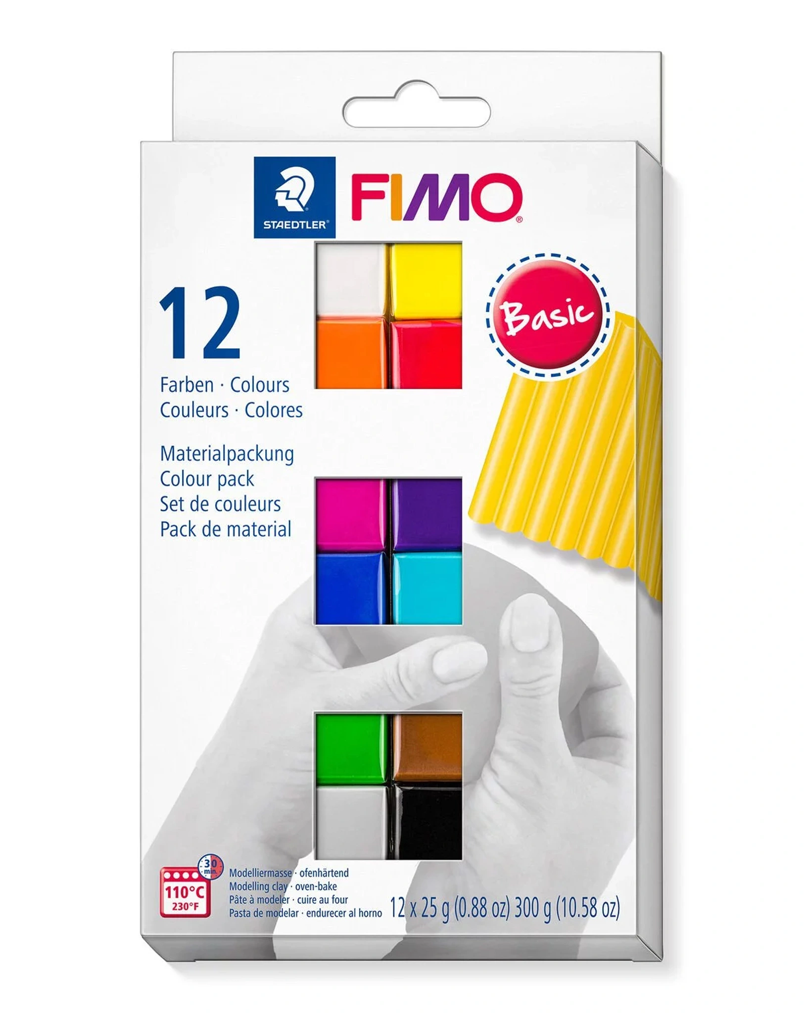 FIMO soft Basic Colours 12 Stück