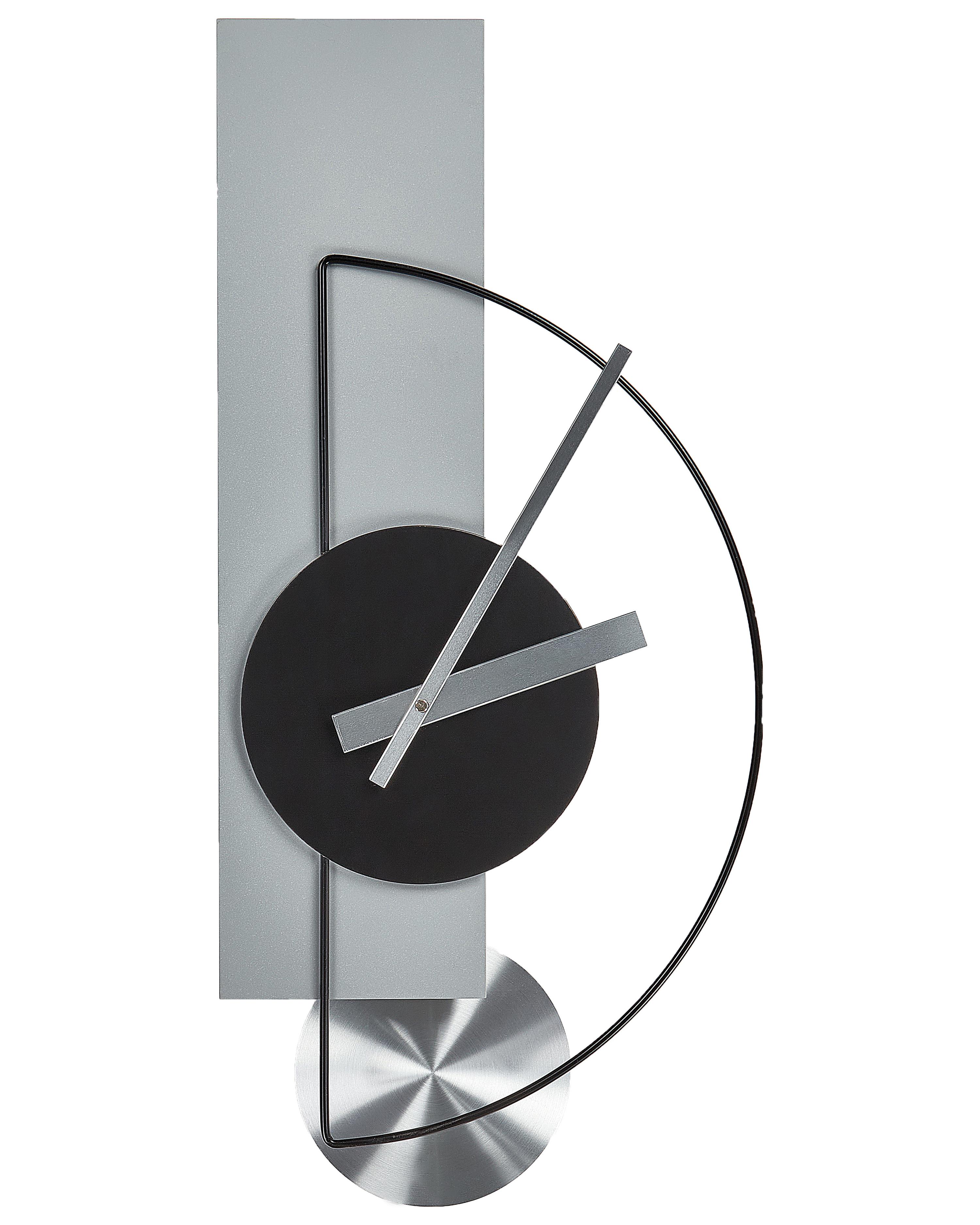Wandklok CEVINS 31 cm Metaal Lichtgrijs