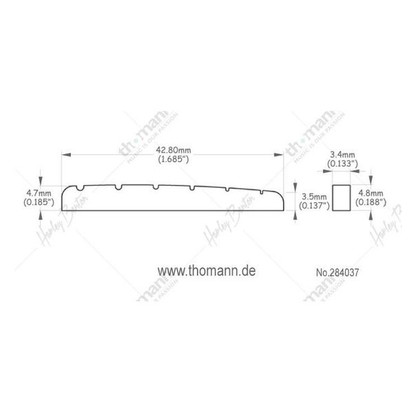 Harley Benton Parts ST-Style Nut White