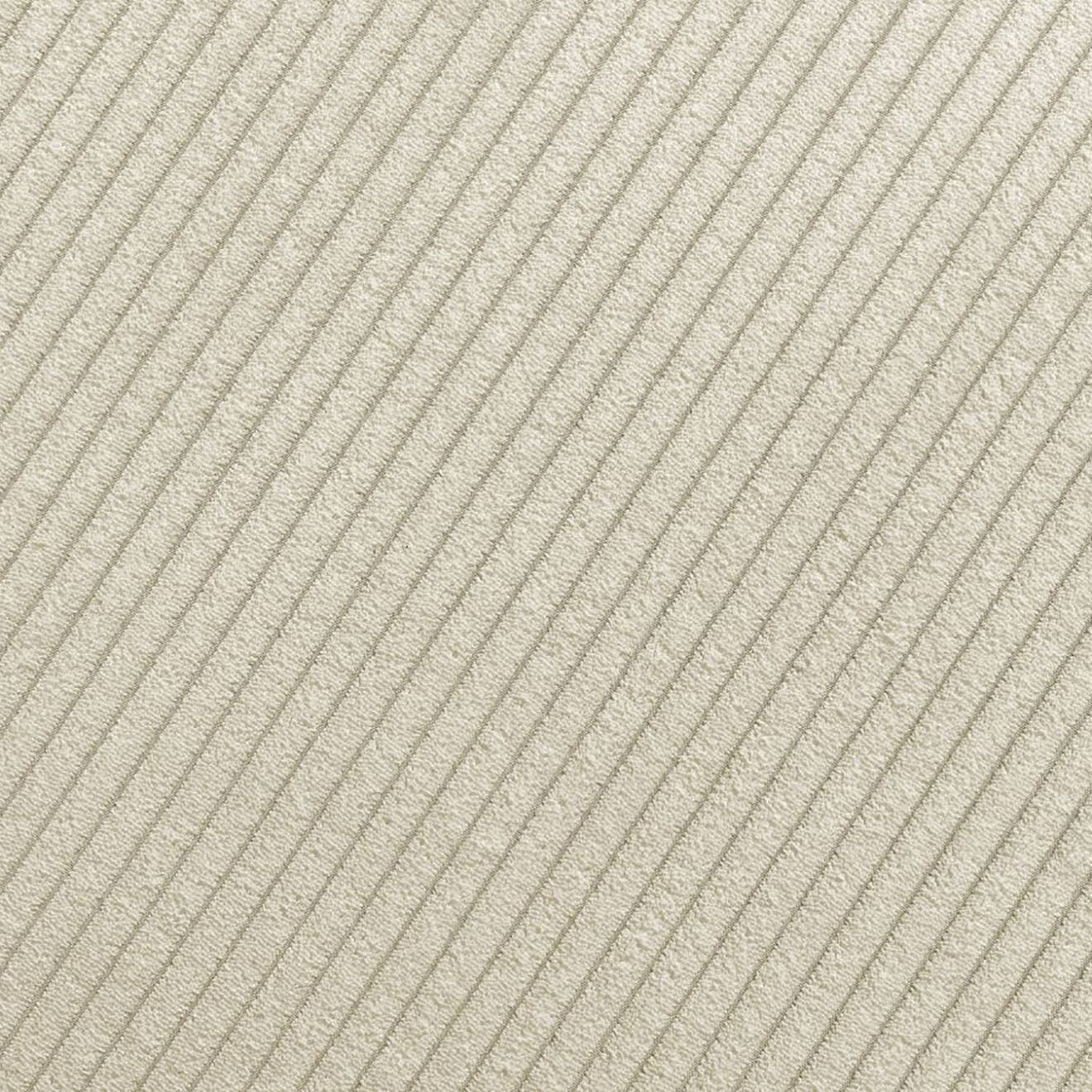 Bobochic Canapé d'angle droit fixe 4 places Rousseau texturé beige - 250x160x72 cm