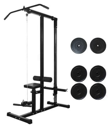 Tour de musculation avec plaques de poids 40 kg sport fitness 02_0000043