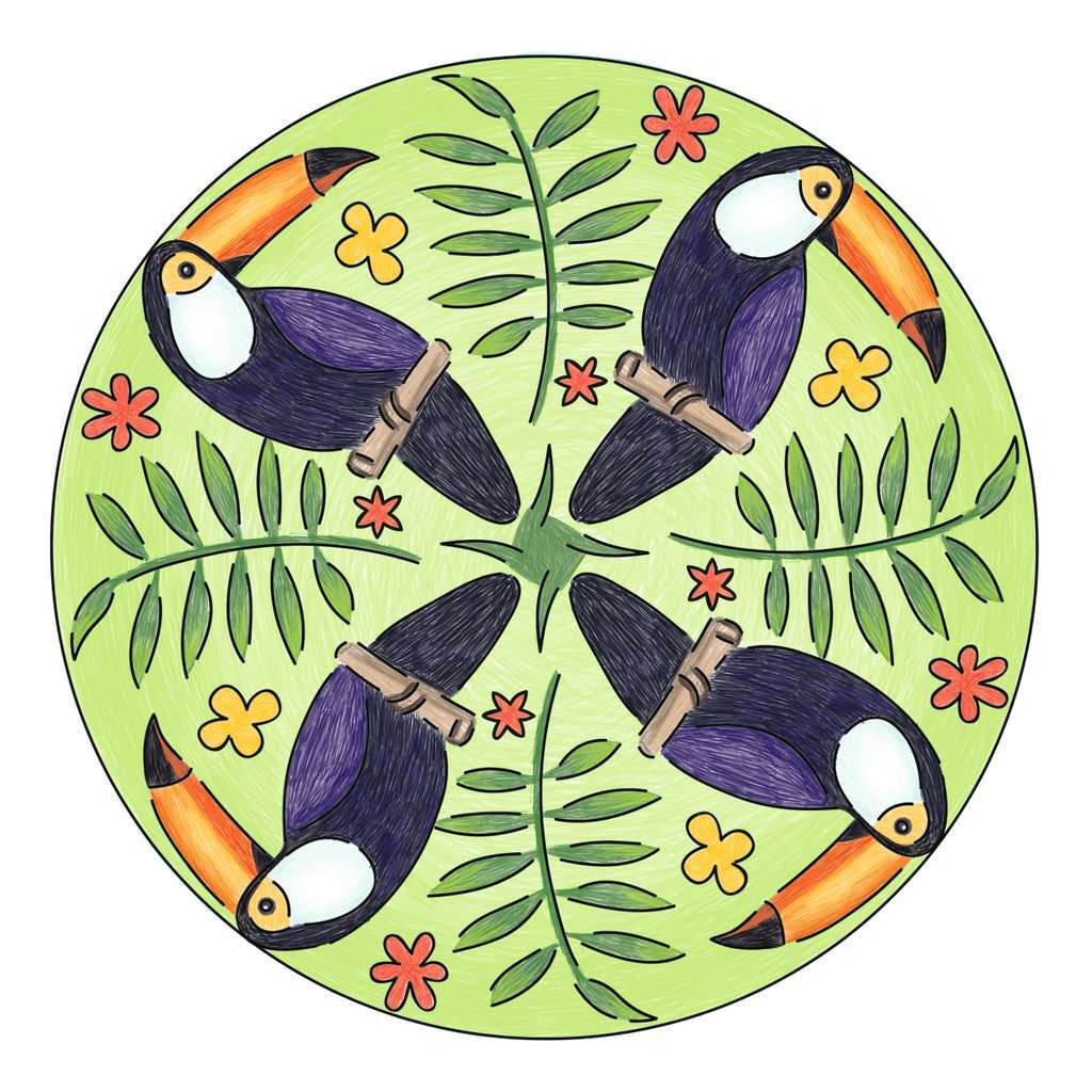 Ravensburger Spiel Mandala Designer Flamingo & Friends