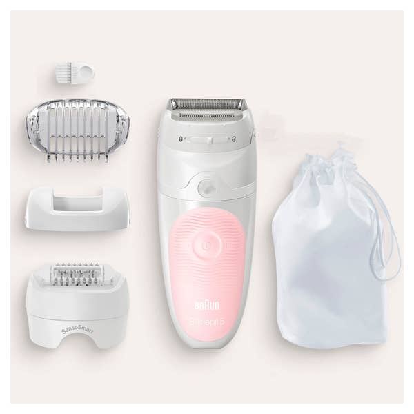 Braun Silk-épil 5 5-620 – Epilierer für Frauen für eine sanfte Haarentfernung