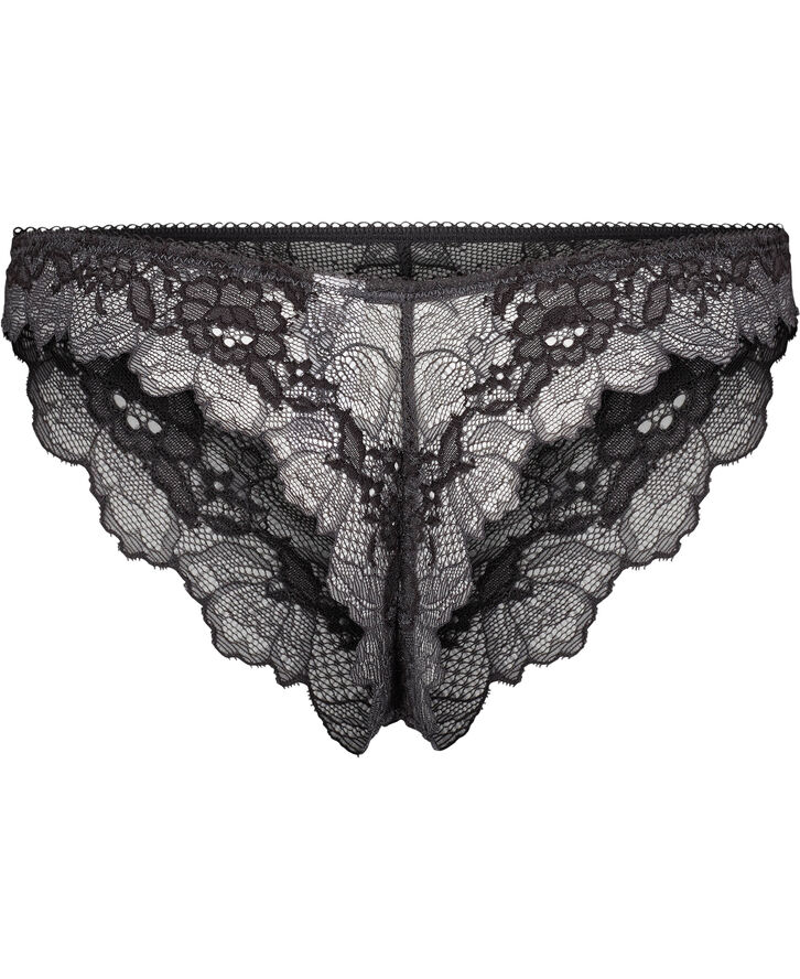 Wacoal Lace perfection tanga Charcoal
