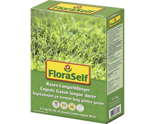 FloraSelf gazon langdurige meststof 2,5 kg 80 m²