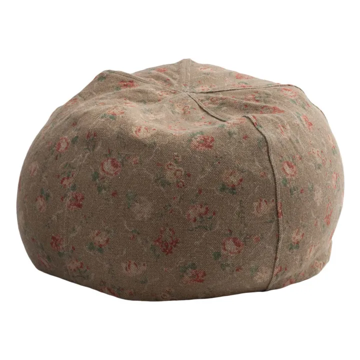 Maison de Vacances Pouf Bulle en lin Jardin Secret | Blush