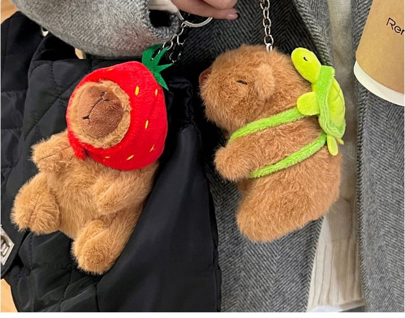 Chavipa - Capybara Chenille Bag Charm (Diverse ontwerpen)