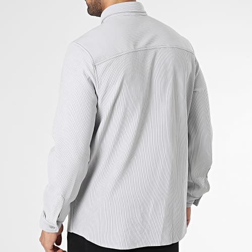 Chemise Manches Longues Gris