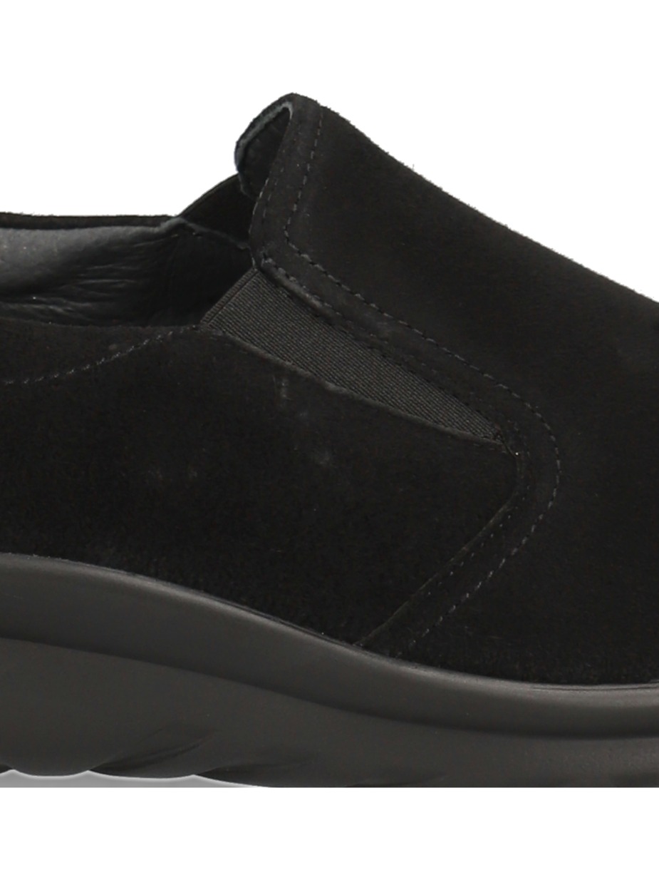Veloursleder Slipper sportiv
