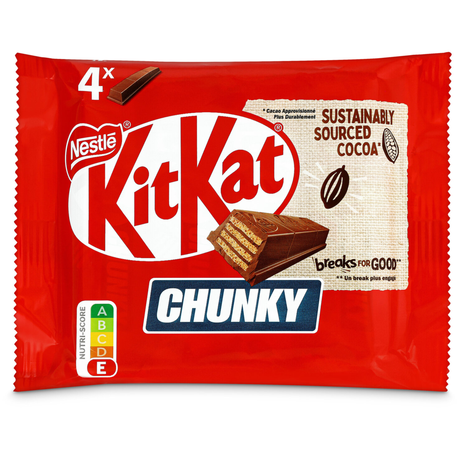 KitKat Chunky mit Milchschokolade 4x40g