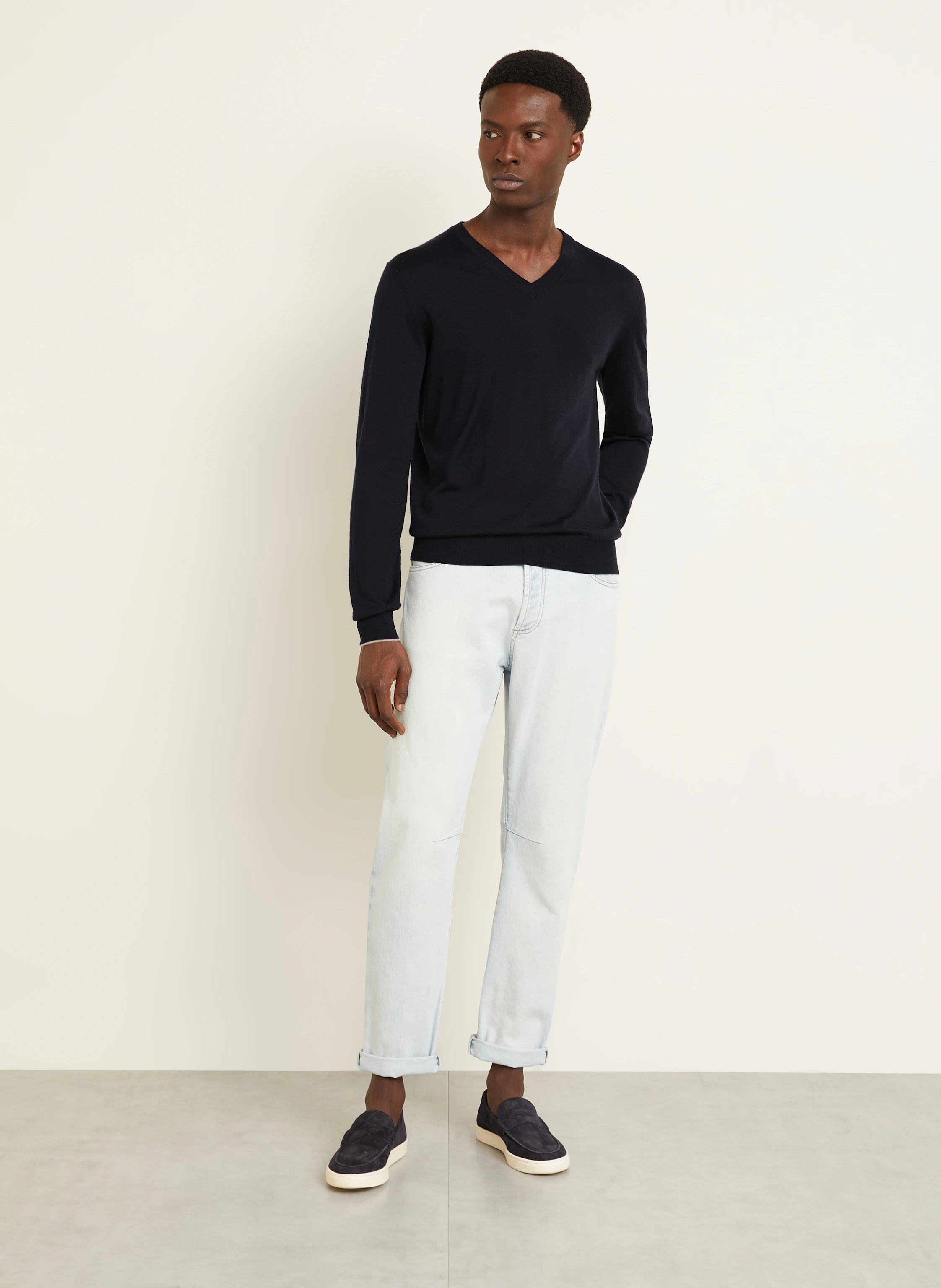FIORONI Cashmere-Pullover mit Seide