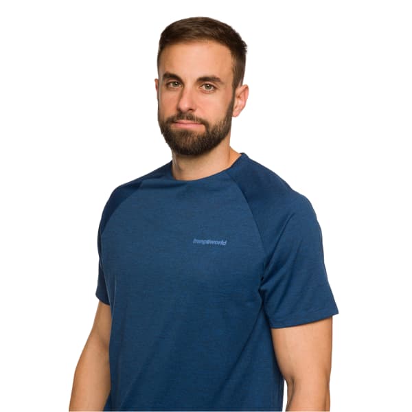 T-shirt randonnée TRANGOWORLD BIBANE FEDERAL BLUE/POSEIDON