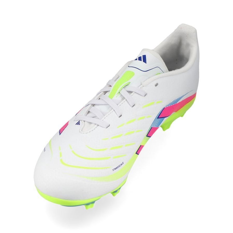 adidas Predator League FG/AG Celestial Victory - Blanc/Lucid Pink/Lucid Lemon Enfant