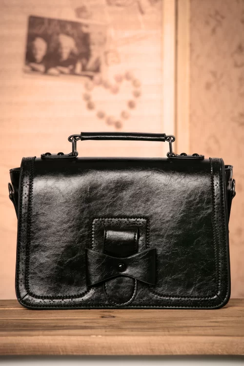 Banned Retro Scandal Office-handtas in zwart