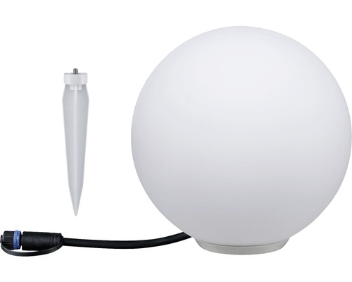 Paulmann Globe Plug & Shine ZigBee RGBW IP65 2.8W 110 lm Ø 20 cm bol wit 230/24 V - Compatibel met SMART HOME van hornbach
