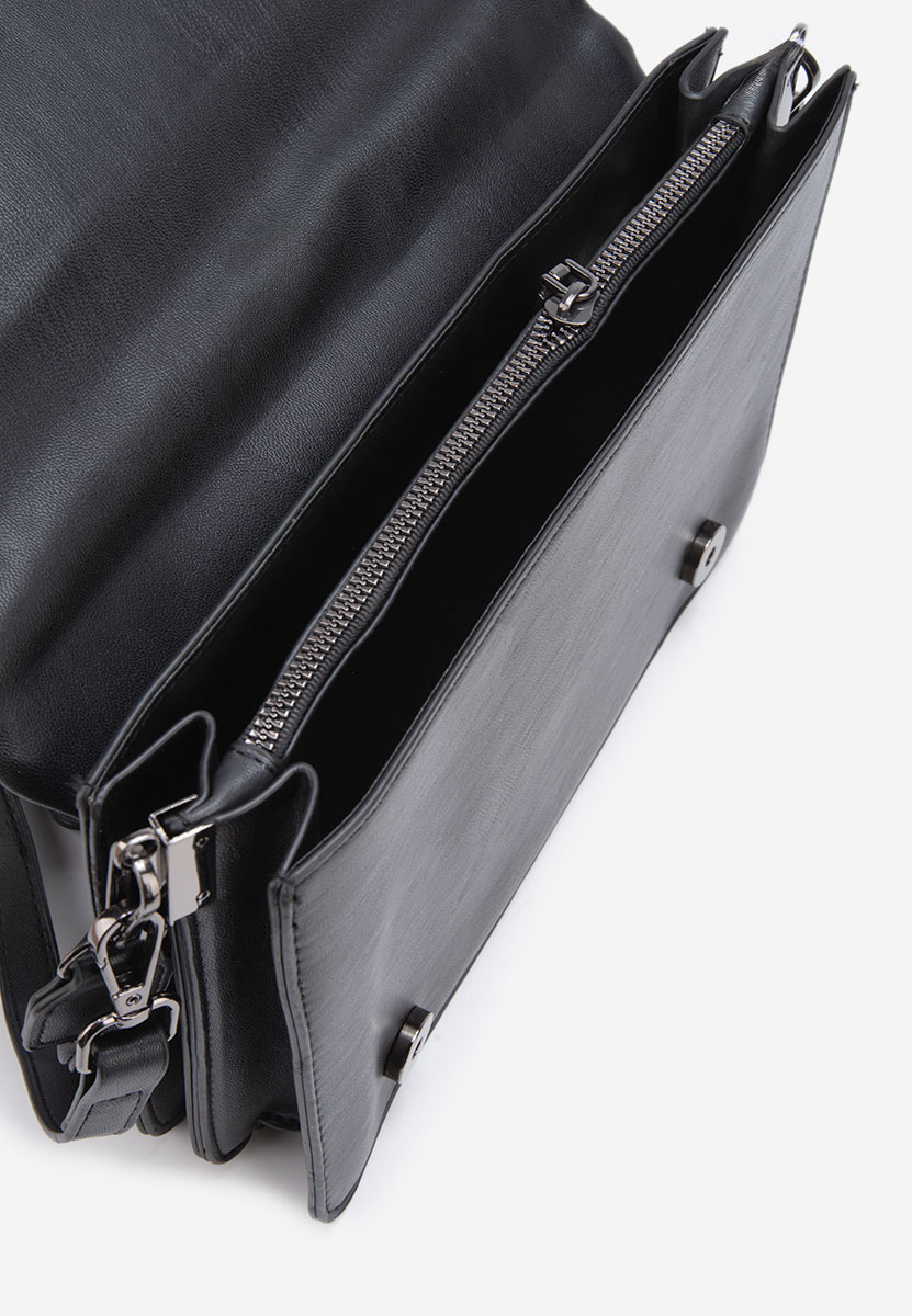 Sac besace femme noire Accenta