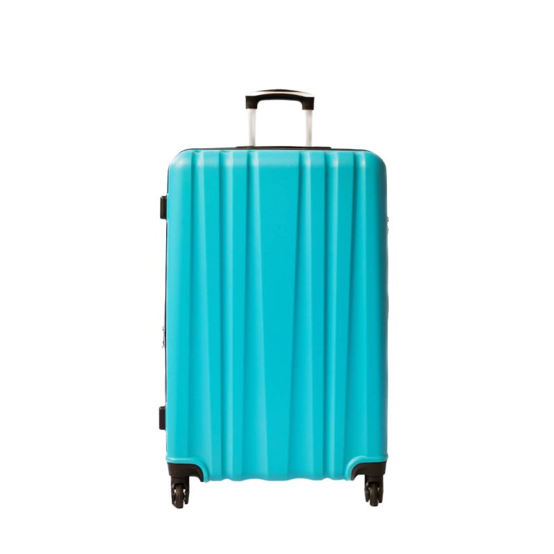 Lot de 3 valises rigides FG671 Extensibles 55, 65 et 75 cm Turquoise