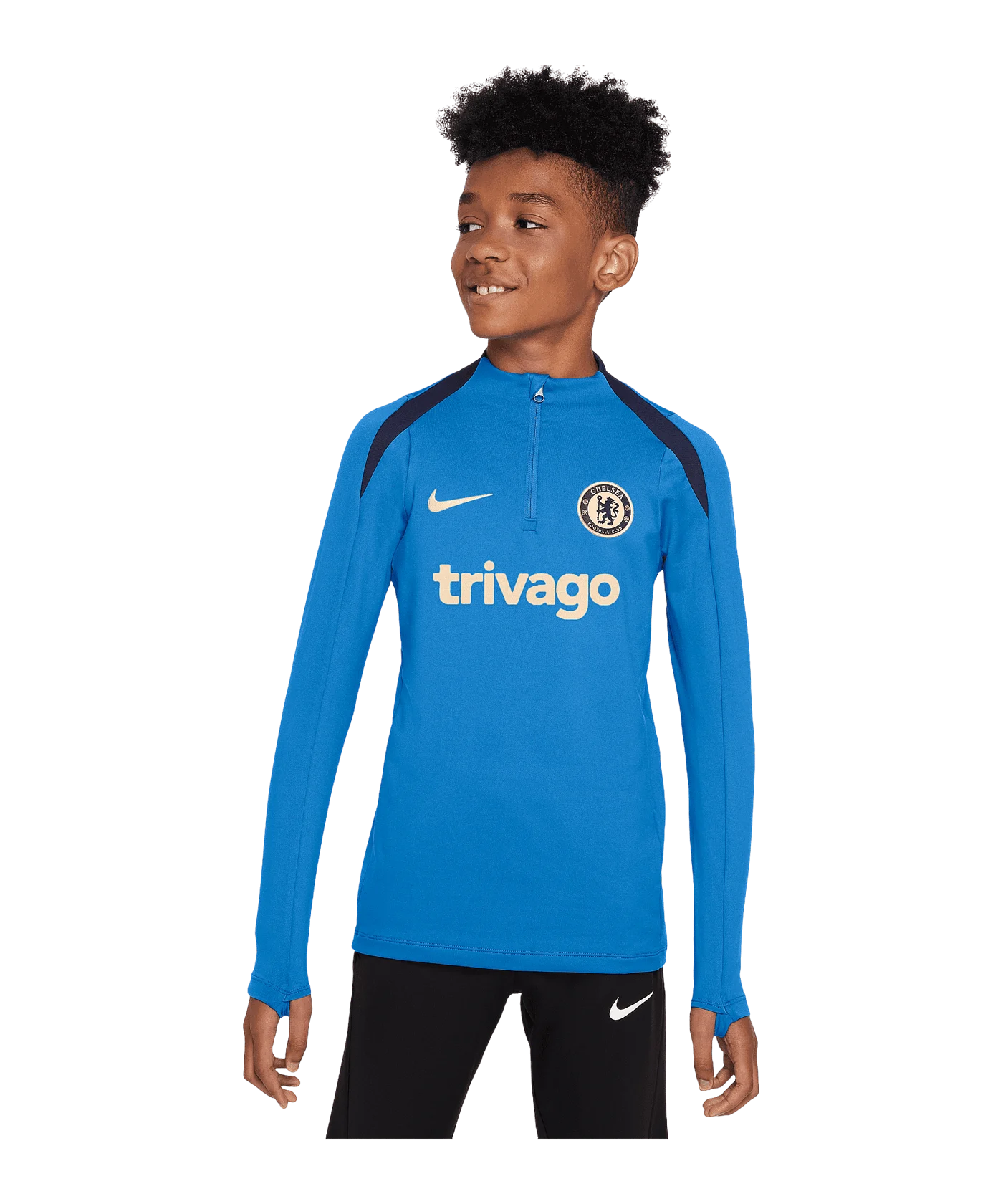 Nike FC Chelsea London Drill Top Kids Blau F436