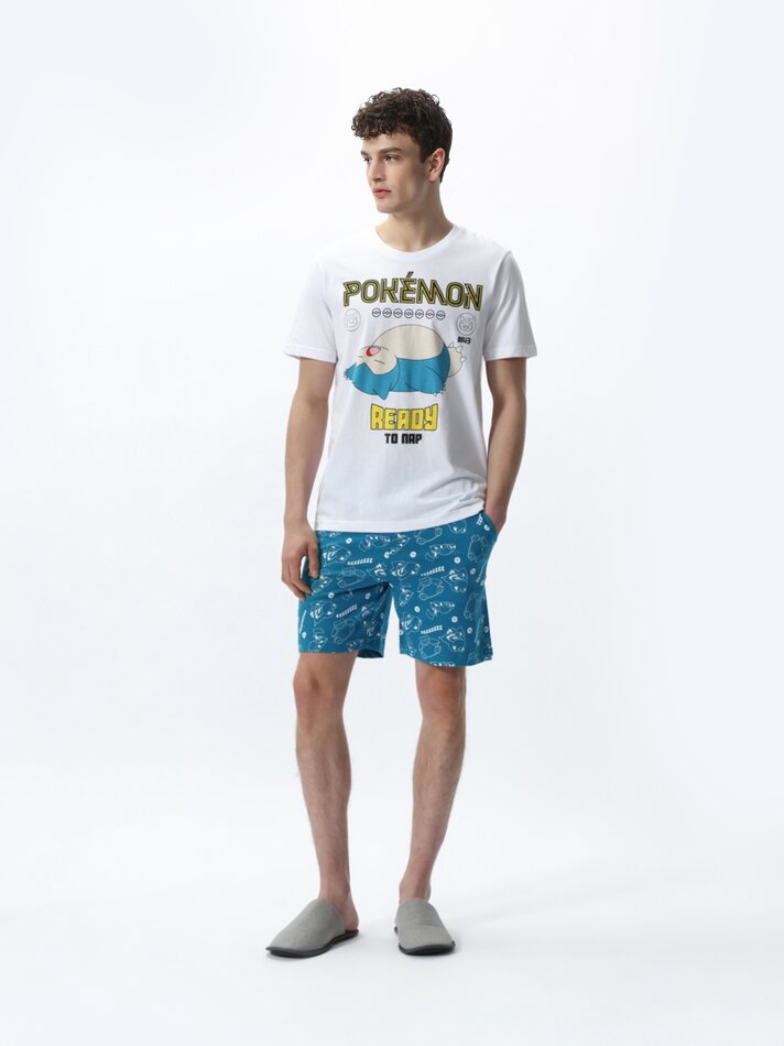 Conjunto de pijama Pokémon™ Snorlax - Branco