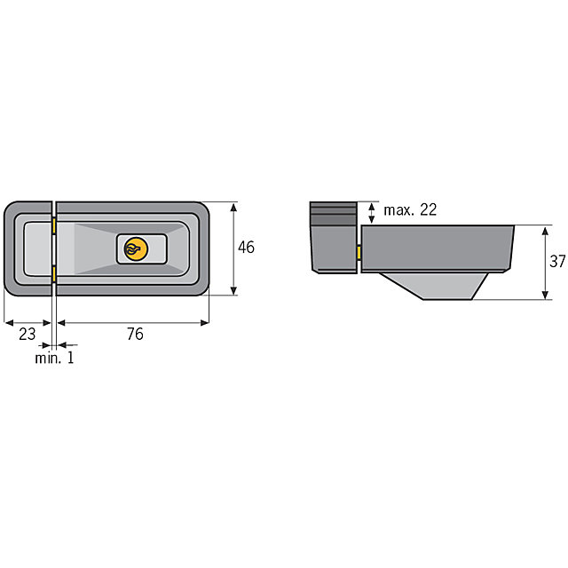 Verrou pour fenêtre Abus blanc