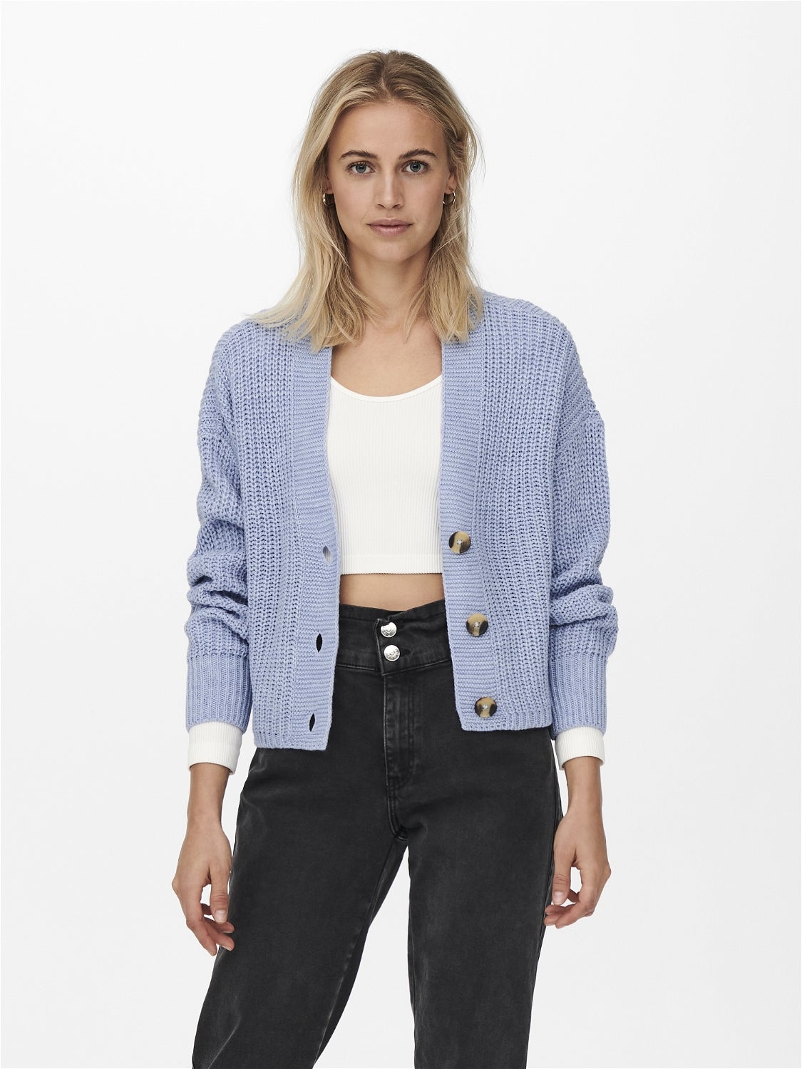 ONLCAROL Strickjacke Blue Heron