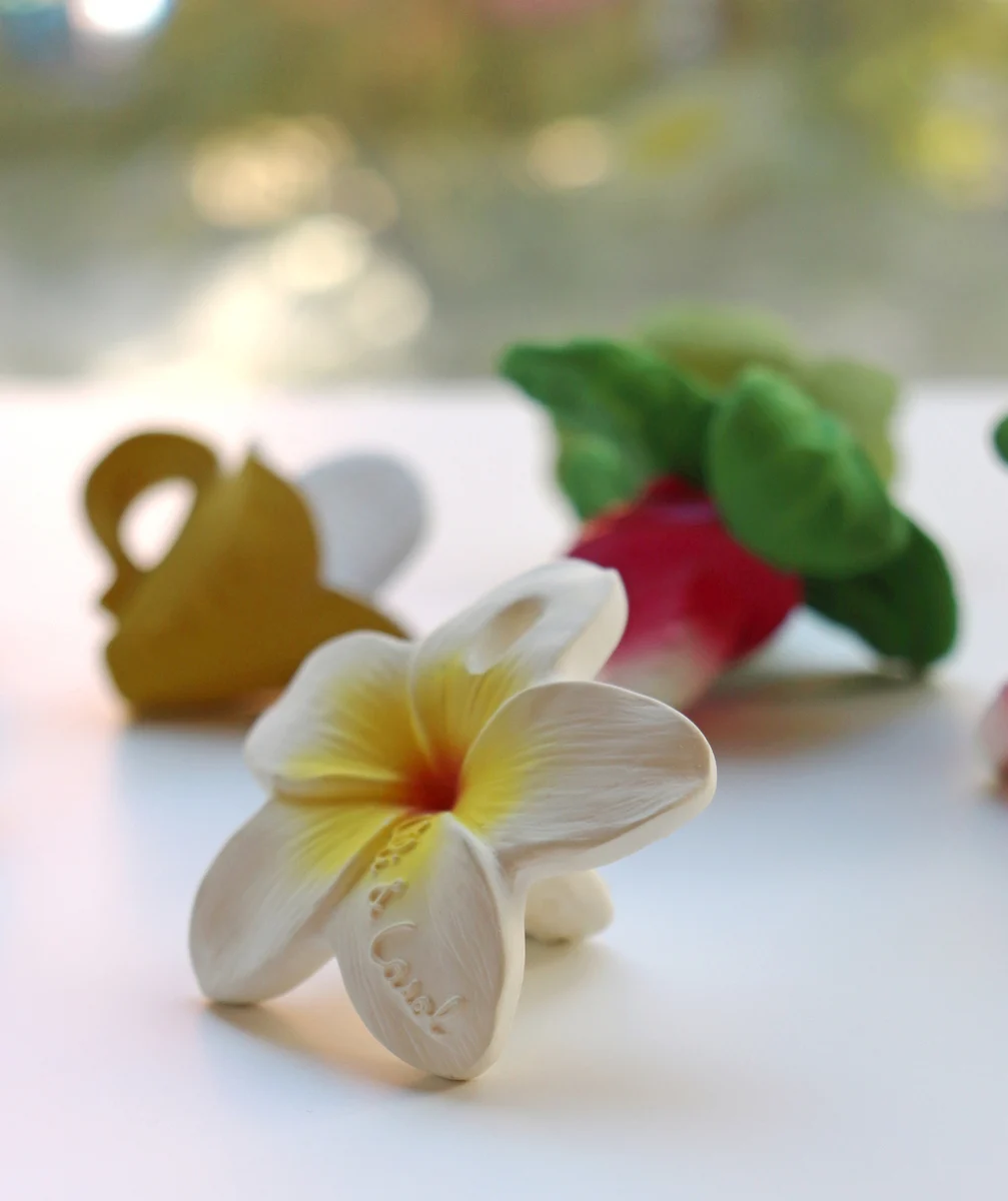 OLI & CAROLMINI ANNEAU DE DENTITION CHEWY FLEUR HAWAIENNE