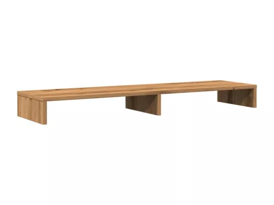 Support de moniteur chêne artisanal 100x27x10cm bois ingénierie