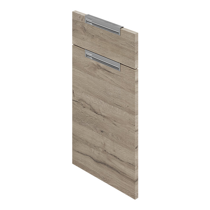 Façade de cuisine 1 porte et 1 tiroir Pachira décor chêne l. 40 cm x H. 72 cm GoodHome
