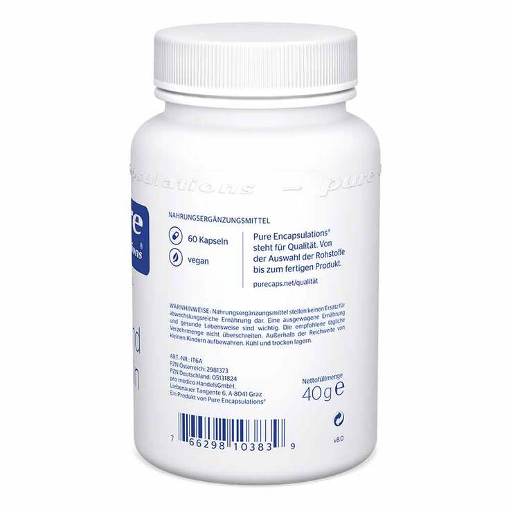 Pure Encapsulations Jod und Tyrosin Kapseln, 60 St
