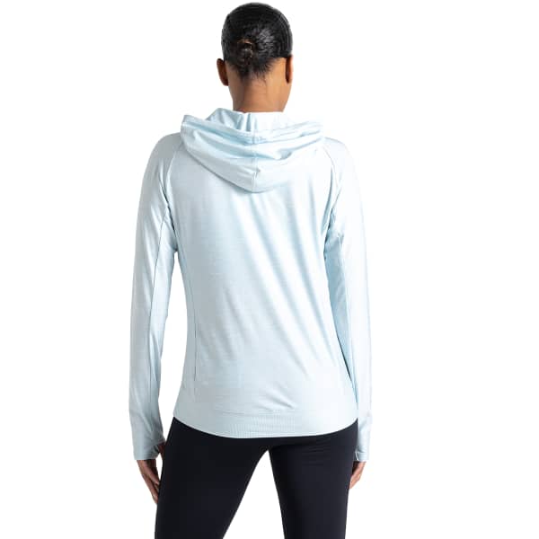 T-shirt running DARE 2B SPRINT CITY HOODIE QUIET BLUE MARL