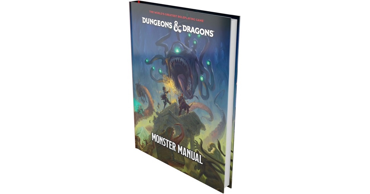 AsmodeeDungeons & Dragons 5.0 - Monster Manual 2024 boek  (Engels, 2+ spelers, vanaf 12 jaar)