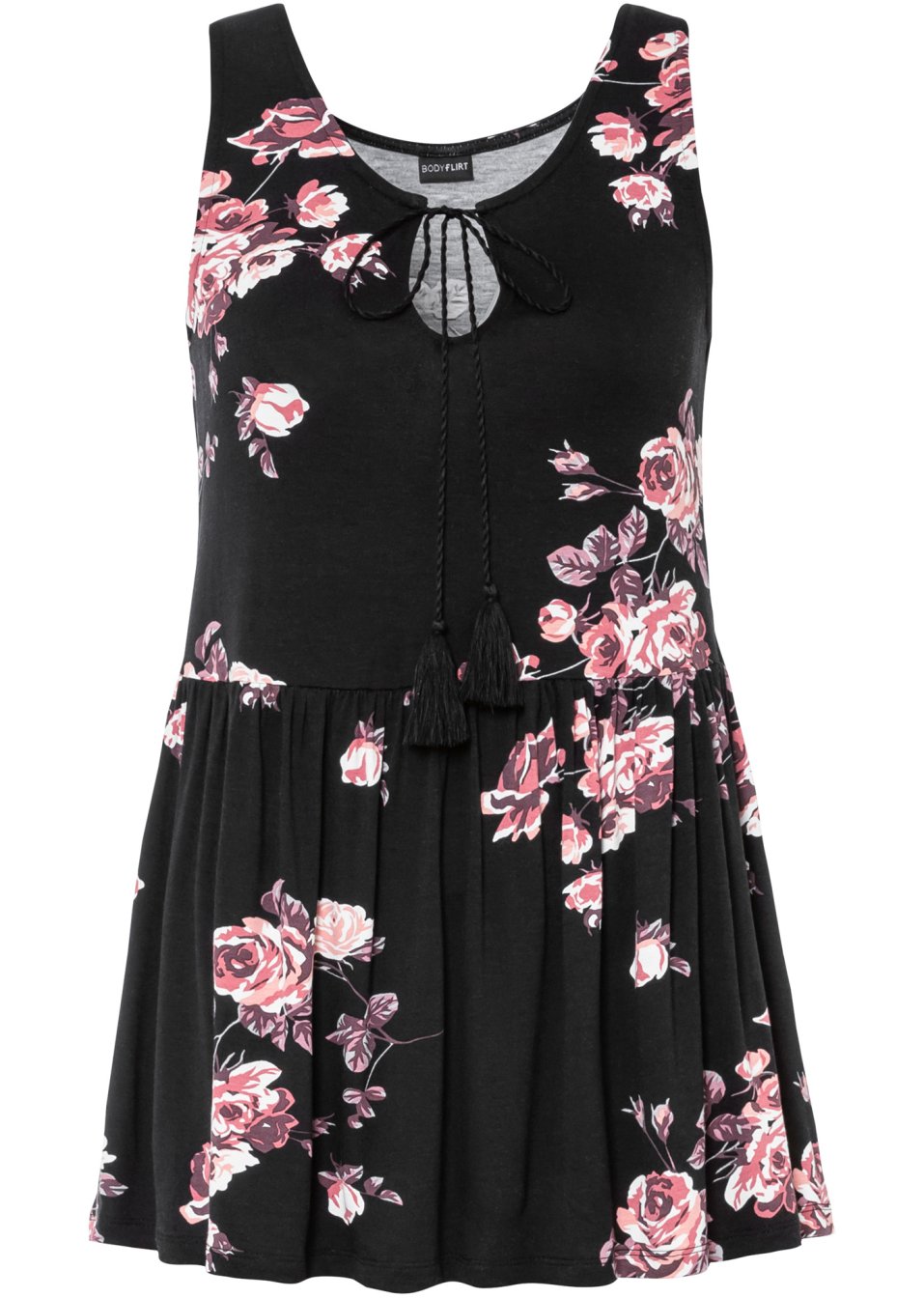 Top imprimé en viscose