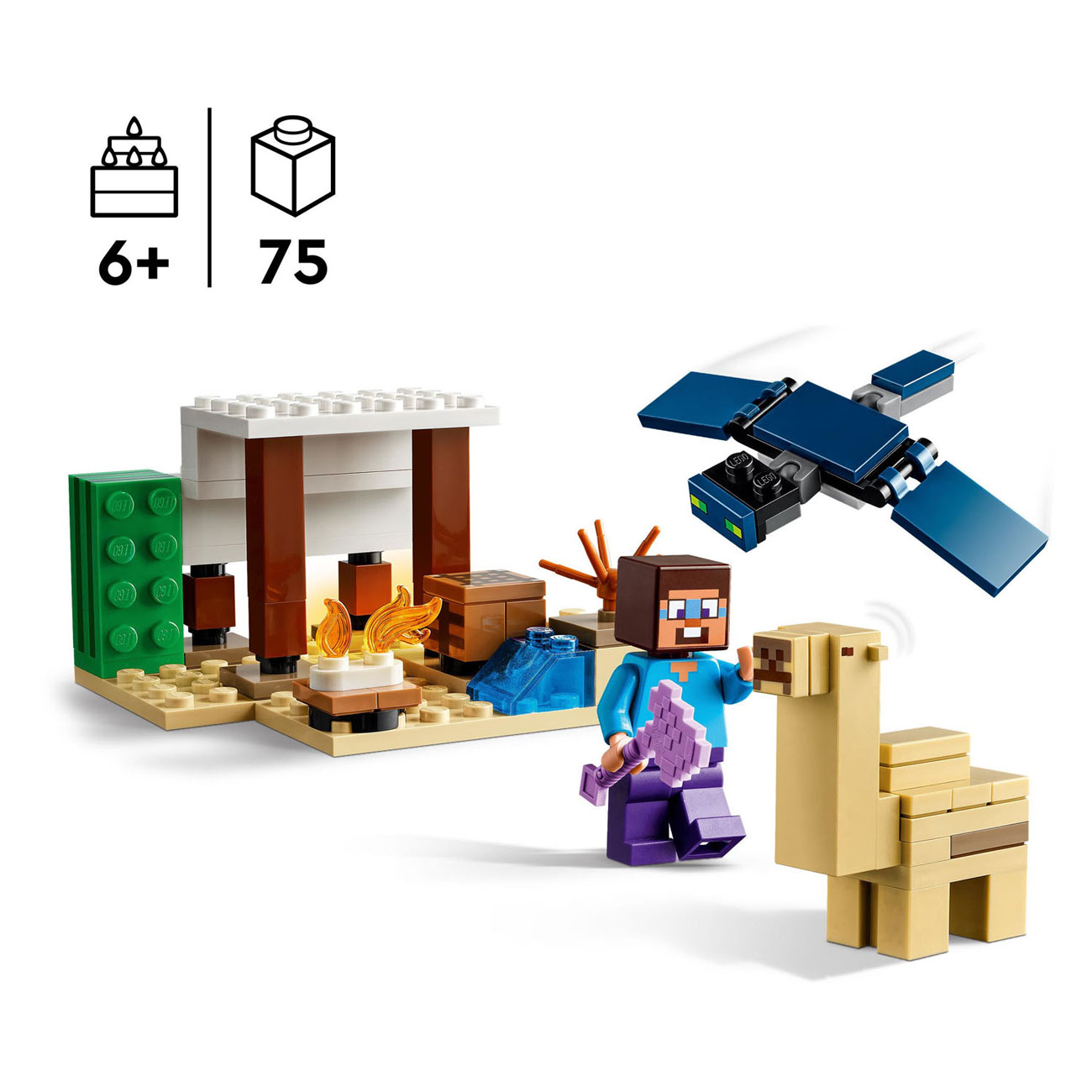 LEGO Minecraft 21251 Steve's Woestijnexpeditie