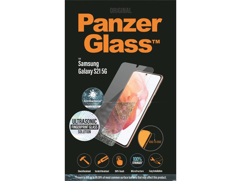 Panzerglass Displayschutz Case Friendly Fingerprint Galaxy Display-Schutzfolie für das Samsung Galaxy S21